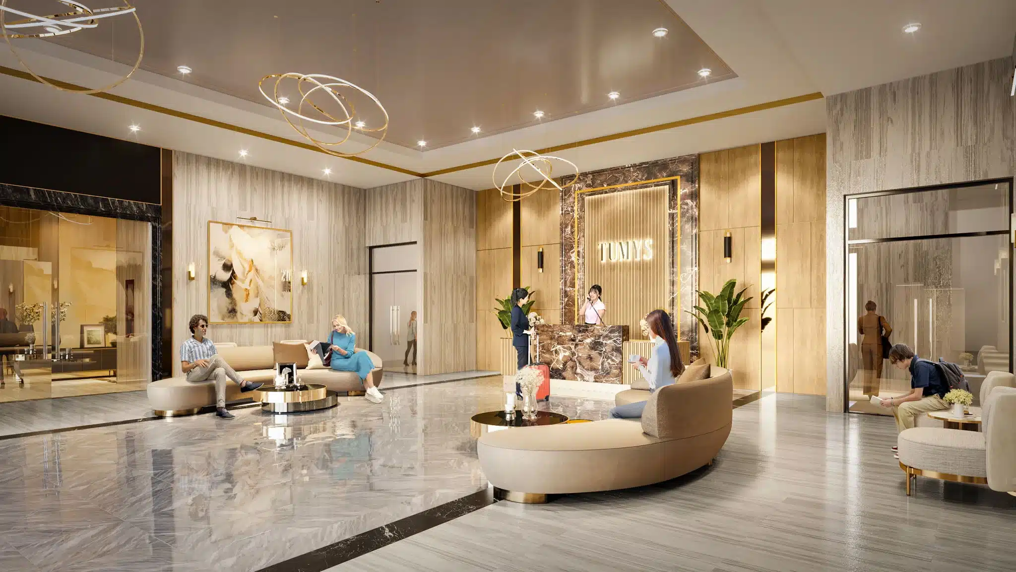 Tiện ích Sảnh đón Mercury Palace Phú Mỹ