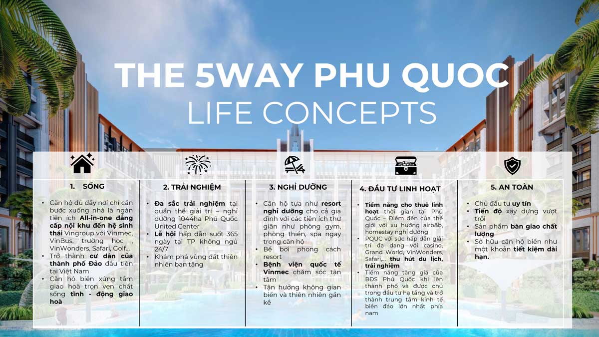 The 5Way Phu Quoc Life Concepts - The 5Way Phú Quốc