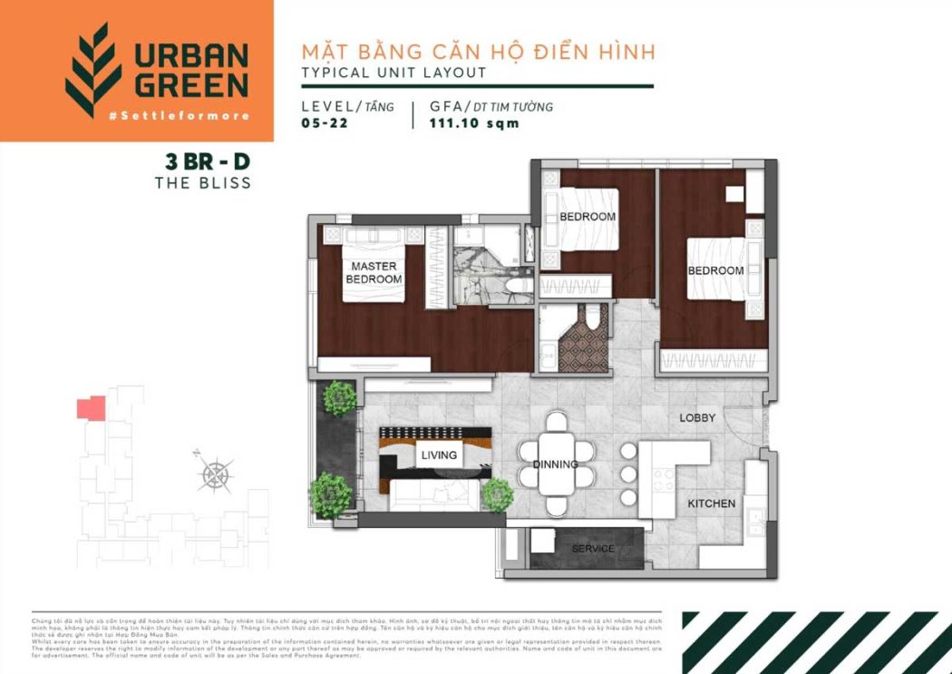 thiet-ke-can-ho-3pn-urban-green-thu-duc thiet ke can ho 3PN urban green thu duc - Urban Green