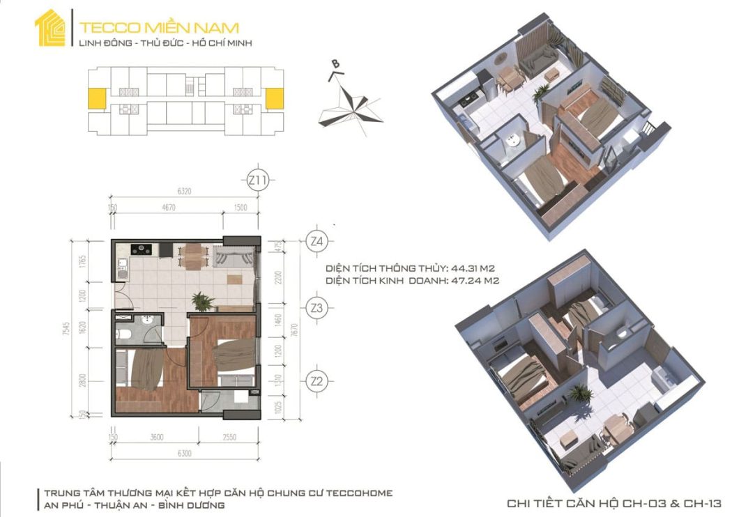 thiet-ke-can-ho-47m2-tecco-home-an-phu-1 thiet ke can ho 47m2 tecco home an phu - DỰ ÁN CĂN HỘ TECCO HOME AN PHÚ BÌNH DƯƠNG