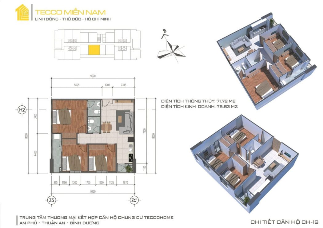 thiet-ke-can-ho-75m2-tecco-home-an-phu-1 thiet ke can ho 75m2 tecco home an phu - DỰ ÁN CĂN HỘ TECCO HOME AN PHÚ BÌNH DƯƠNG