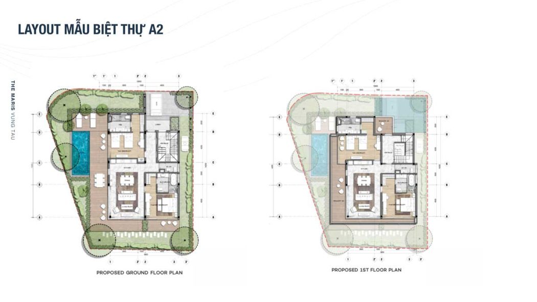 THE MARIS VŨNG TÀU thiet ke mau biet thu a2 the maris vung tau - THE MARIS VŨNG TÀU