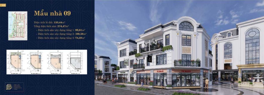 Thiet ke Nha pho Bac Lieu Riverside Commercial Zone 9 - Bạc Liêu Riverside