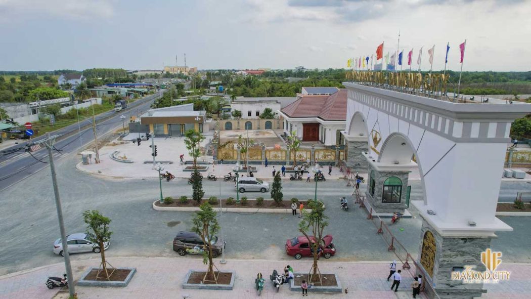 The Diamond City Tien do thi cong Cong Du an The Diamond City Duc Hoa - The Diamond City