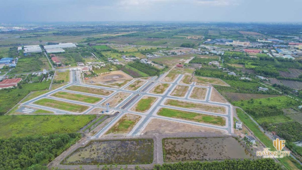 The Diamond City Tien do thi cong Du an The Diamond City Long An - The Diamond City