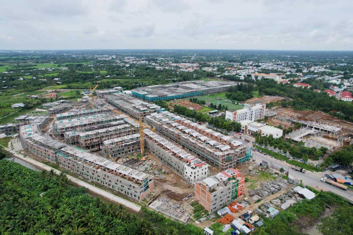 T&T TamDa Tien do thi cong Du an TT TamDa Vinh Long moi nhat - T&T TamDa