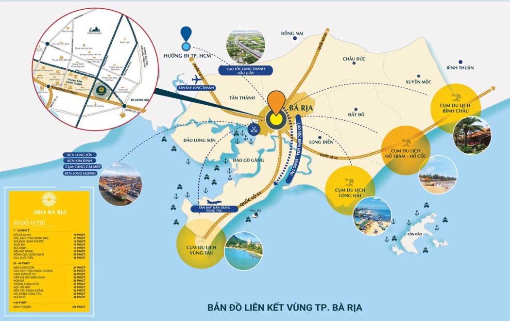 DỰ ÁN CĂN HỘ ARIA BÀ RỊA tien ich lien ket vung du an can ho aria ba ria - DỰ ÁN CĂN HỘ ARIA BÀ RỊA