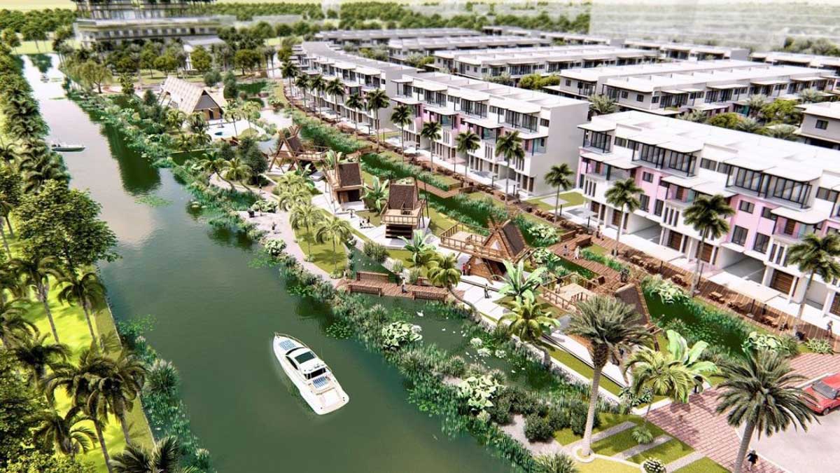 Công viên bờ sông tại Dự án T&T TamDa Vĩnh Long Công viên bờ sông tại Dự án T&T TamDa Vĩnh Long