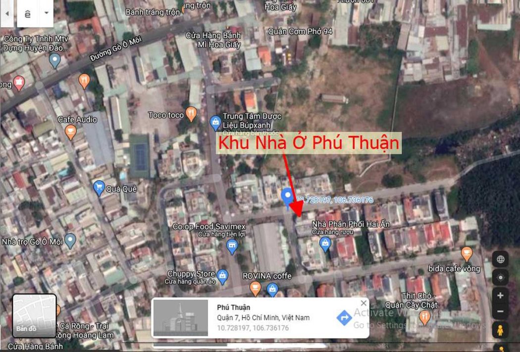 KHU NHÀ Ở DỊCH VỤ PHÚ THUẬN QUẬN 7 vị trí dự án căn hộ mini phú thuận quận 7 - KHU NHÀ Ở DỊCH VỤ PHÚ THUẬN QUẬN 7