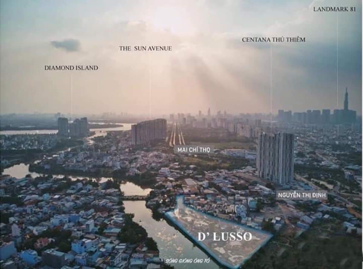 Khu đất vàng với kết nối hạ tầng tại Dlusso An Phú