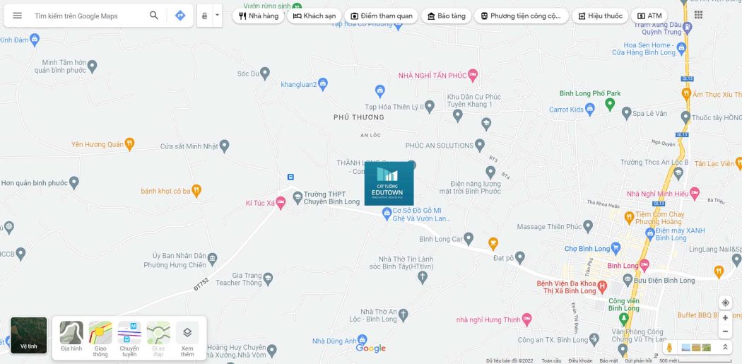 Cát Tường Edu Town Vi tri Du an Cat Tuong Edu Town - Cát Tường Edu Town