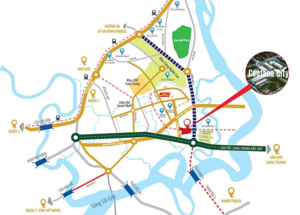 Centana City Quận 9 vi tri du an centana city quan 9 - Centana City Quận 9
