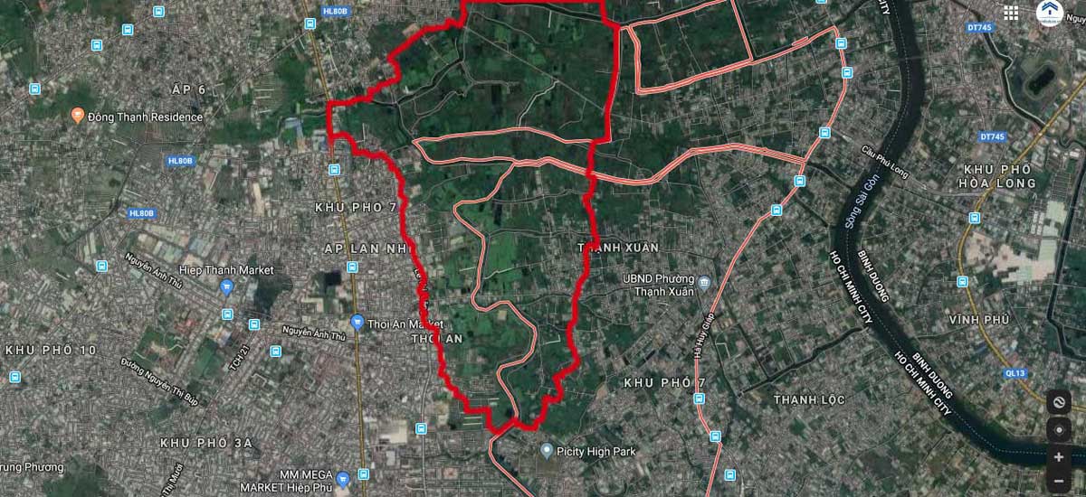 Vi Tri Du An Cong Vien 150ha Tai Quan 12 1