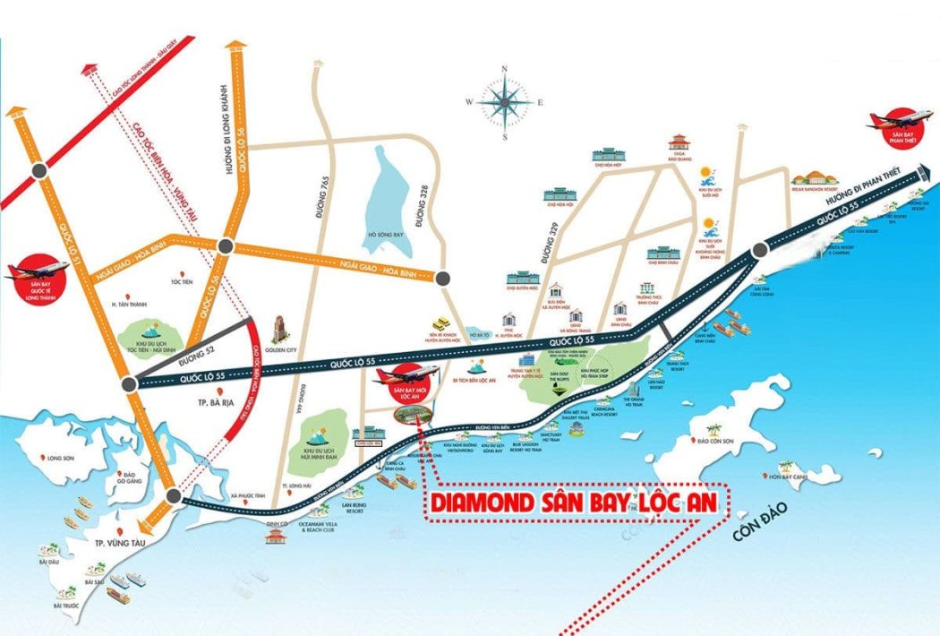 vi-tri-du-an-diamond-loc-an vi tri du an diamond loc an - DỰ ÁN DIAMOND SÂN BAY LỘC AN BÀ RỊA VŨNG TÀU