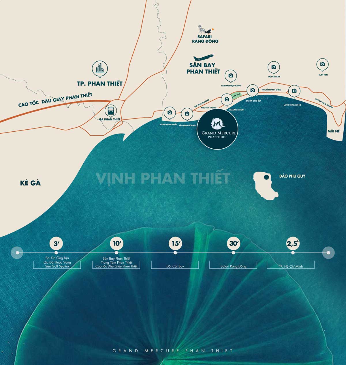 Grand Mercure Phan Thiết Vi tri Du an Grand Mercure Phan Thiet - Grand Mercure Phan Thiết