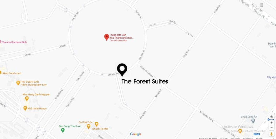 THE FOREST SUITES BÌNH DƯƠNG Vi tri du an The Forest Suites - THE FOREST SUITES BÌNH DƯƠNG