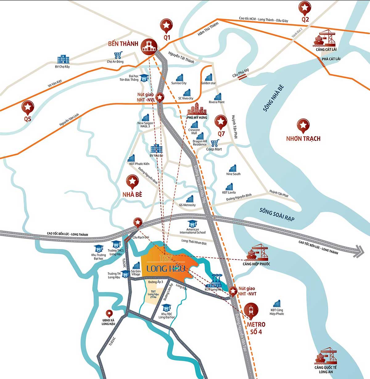 T&T LONG HẬU vi tri du an tt long hau - T&T LONG HẬU