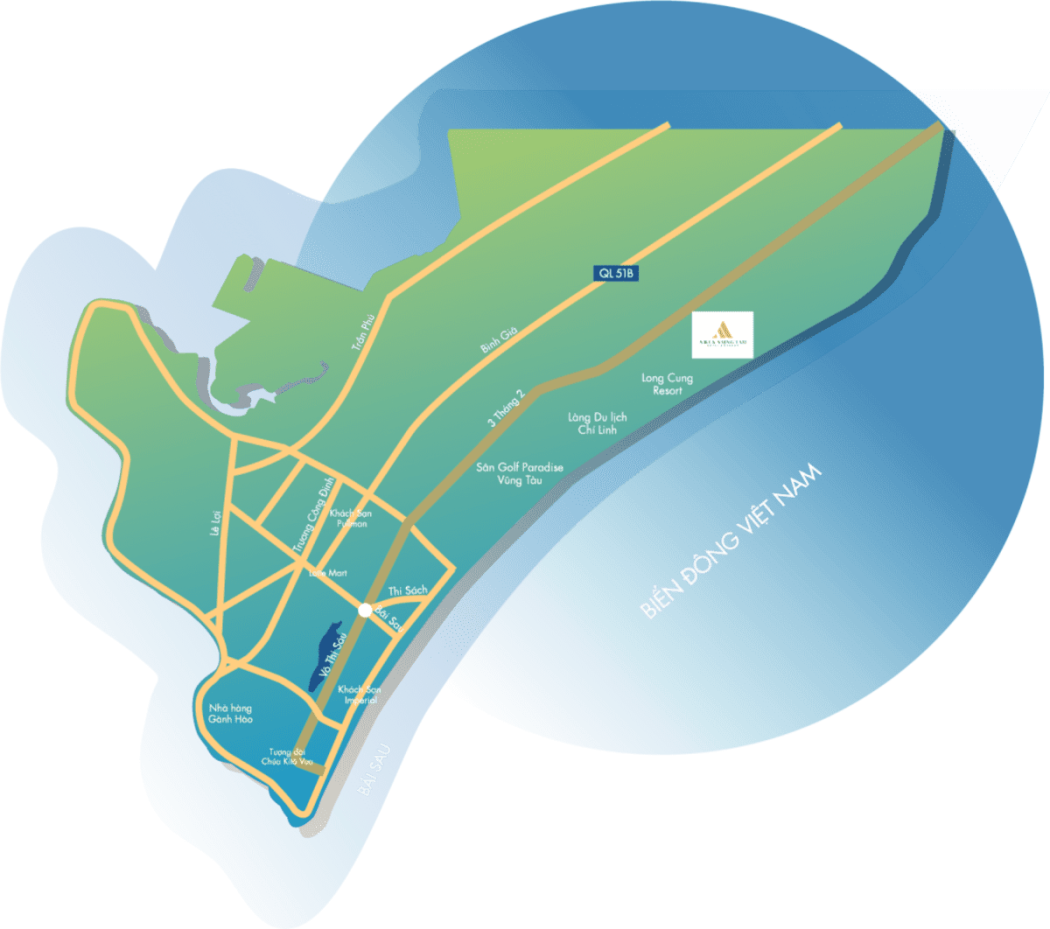 vi tri ket noi the meraki vung tau - Vị trí kết nối giao thông hạ tầng Bà Rịa – Vũng Tàu The Meraki