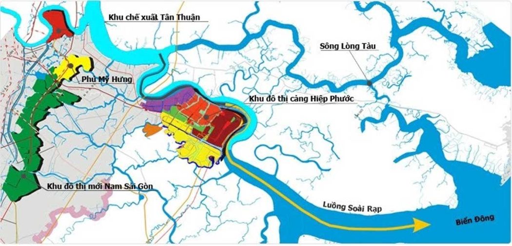 KHU ĐÔ THỊ HIỆP PHƯỚC NHÀ BÈ Vi tri Khu Do thi Hiep Phuoc - KHU ĐÔ THỊ HIỆP PHƯỚC NHÀ BÈ