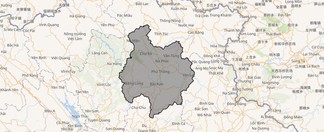 Vị Trí Tỉnh Bắc Kạn Vị Trí Tỉnh Bắc Kạn