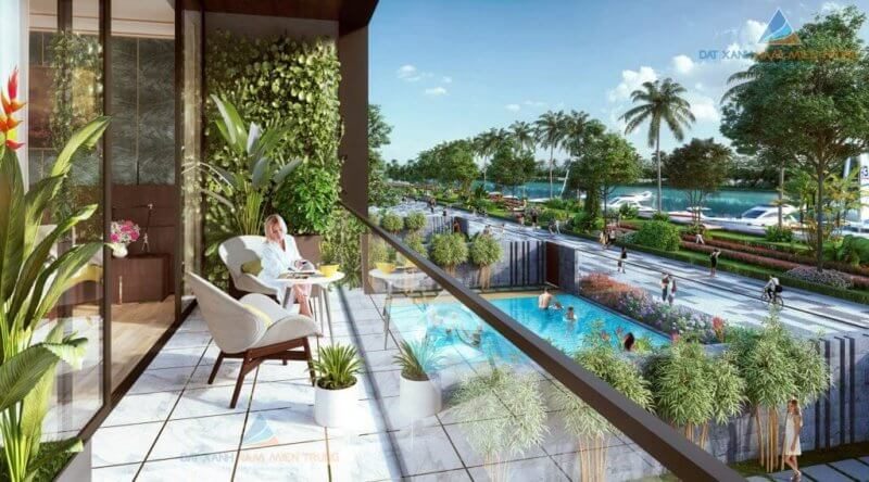 view-song-one-river-villas view song one river villas - DỰ ÁN ONE RIVER VILLAS ĐÀ NẴNG