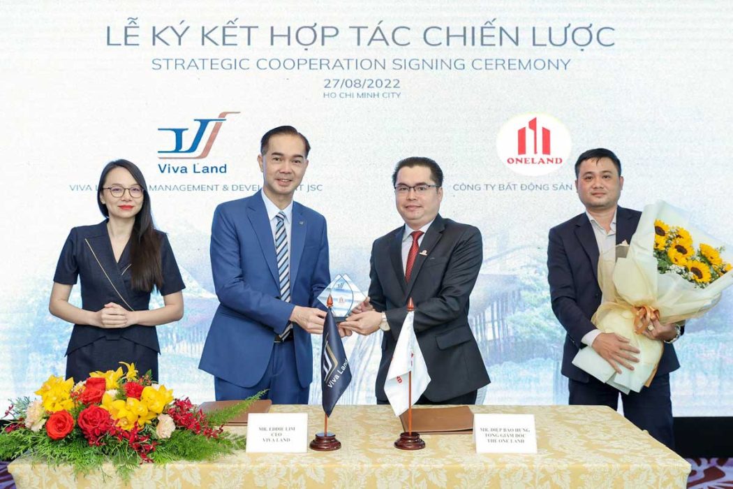 Vivian Le Jardin Viva Land ky ket hop tac phan phoi du an biet thu Vivian Le Jardin tai TPHCM - Vivian Le Jardin